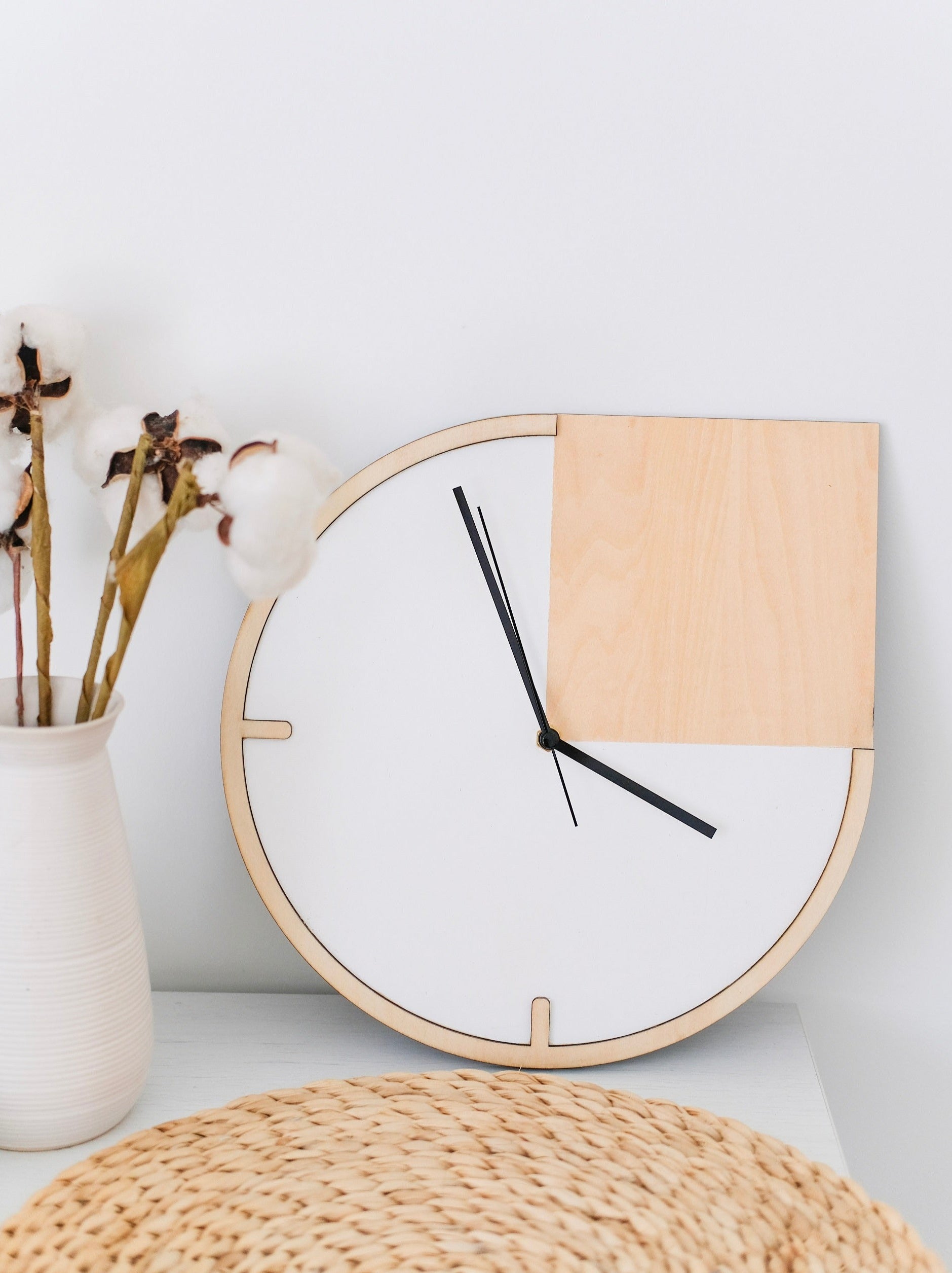 Asymmetrical Wall Clock
